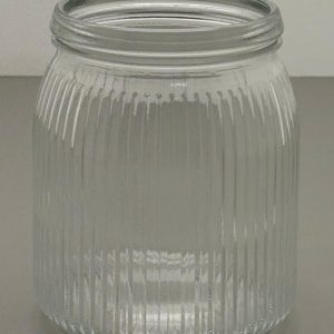 Glasvase geriffelt – zeitlos & vielseitig