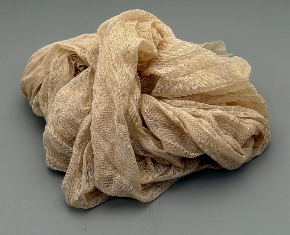 Strukturierter Tischläufer aus 100 % Polyester (Braun)